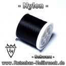 Bindegarn Nylon - Stärke: -D- Farbe: Schwarz